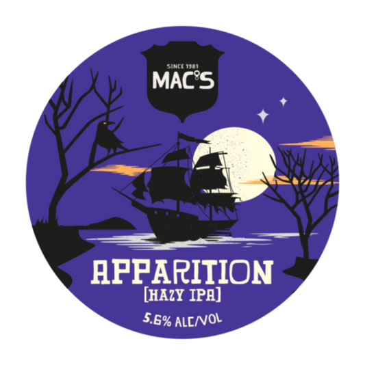 Macs Apparition Hazy IPA 5.6% per litre